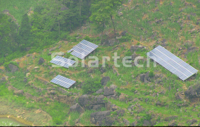 云南富宁太阳能抽水之村民生活用水及牲畜饮水