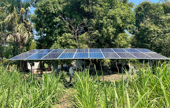 在危地马拉用太阳能水泵代替汽油水泵好吗？